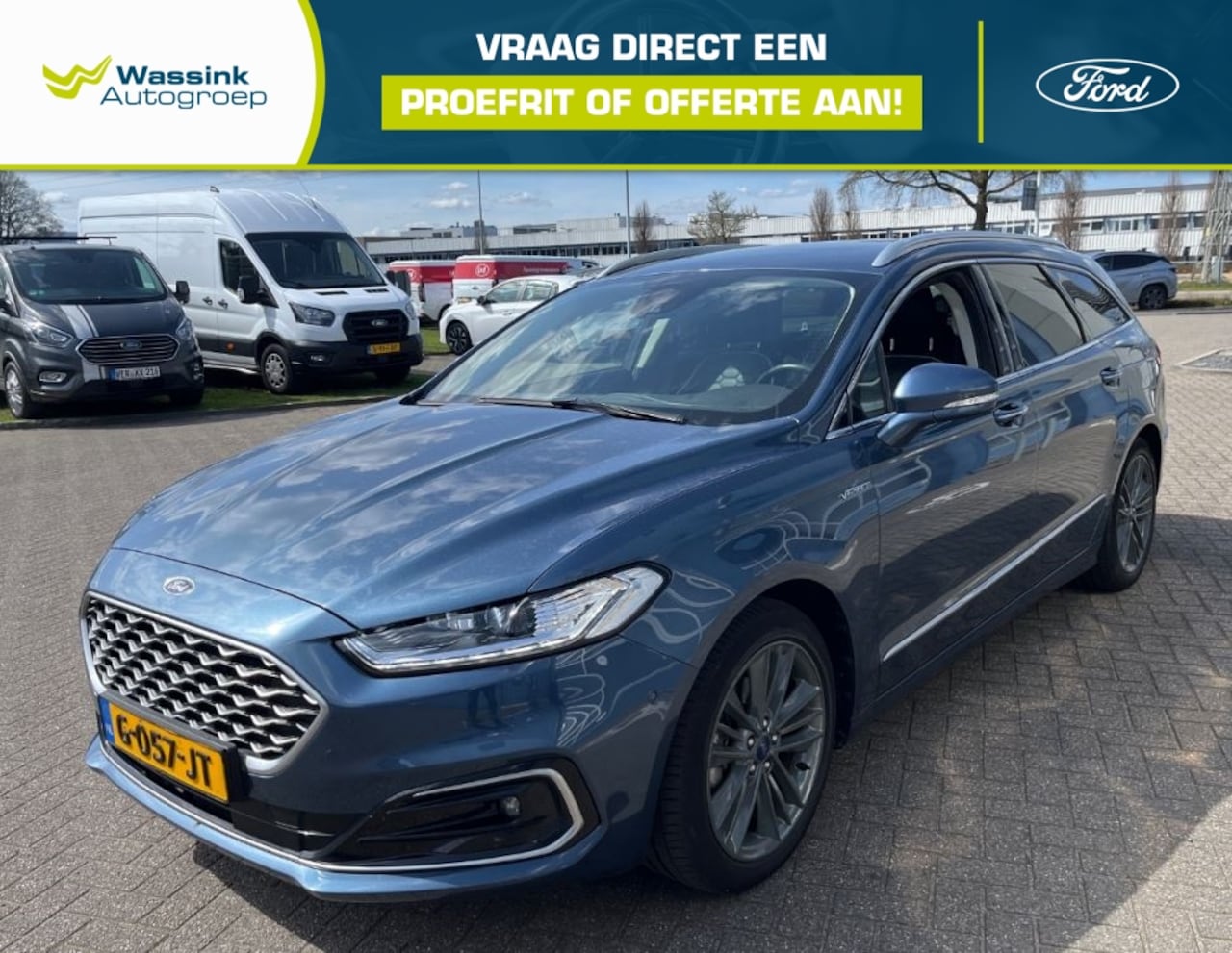 Ford Mondeo Wagon - 2.0 HEV 187pk eCVT Vignale I Trekhaak I Panoramdak - AutoWereld.nl