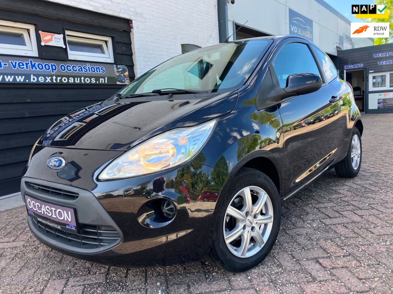Ford Ka - 1.2 Cool&Sound ZEER MOOI weinig KM 2e EIGENARESSE + garantie + grote beurt + nwe apk ALL-I - AutoWereld.nl