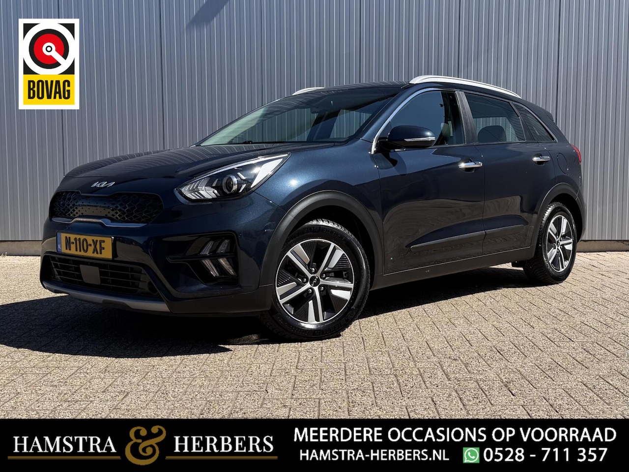 Kia Niro - 1.6 GDi Hybrid DynamicLine blauw automaat - AutoWereld.nl