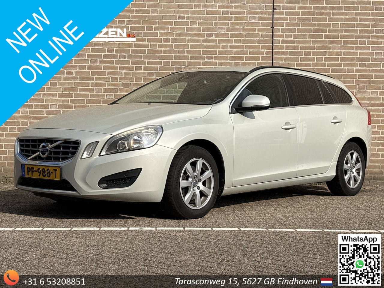 Volvo V60 - 2.0 D3 | Leder | Stoelverwarming | Climate | Cruise | Navi | PDC | - AutoWereld.nl