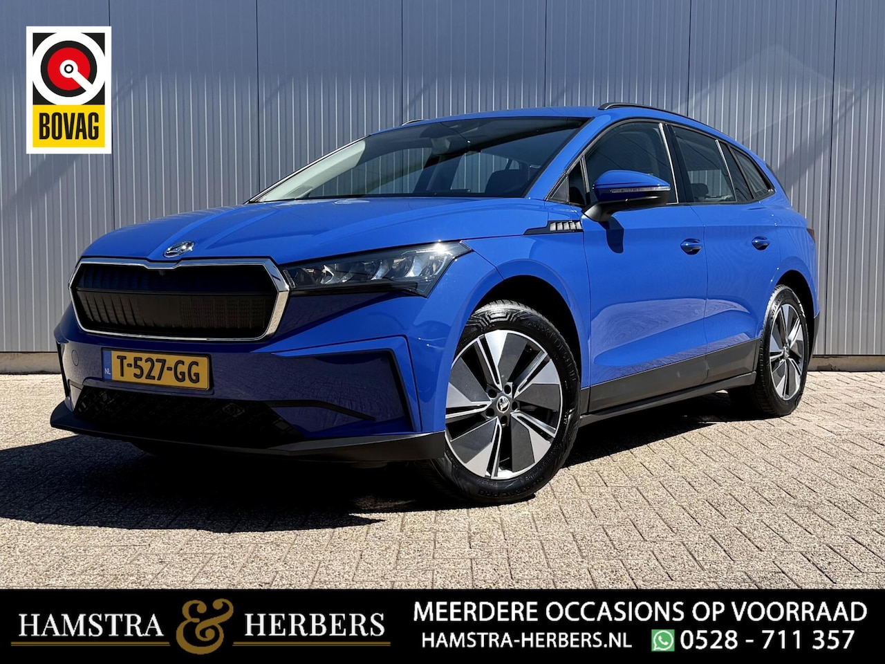Skoda Enyaq iV - 60 blauw, elektrisch - AutoWereld.nl