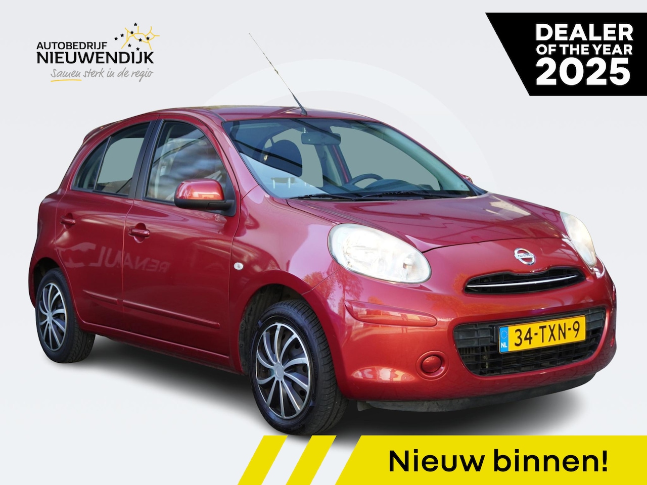Nissan Micra - 1.2 DIG-S 100 Acenta / ELEKTRISCHE RAMEN VOOR / ELEKTRISCH BED. SPIEGELS / STUURWIEL MULTI - AutoWereld.nl