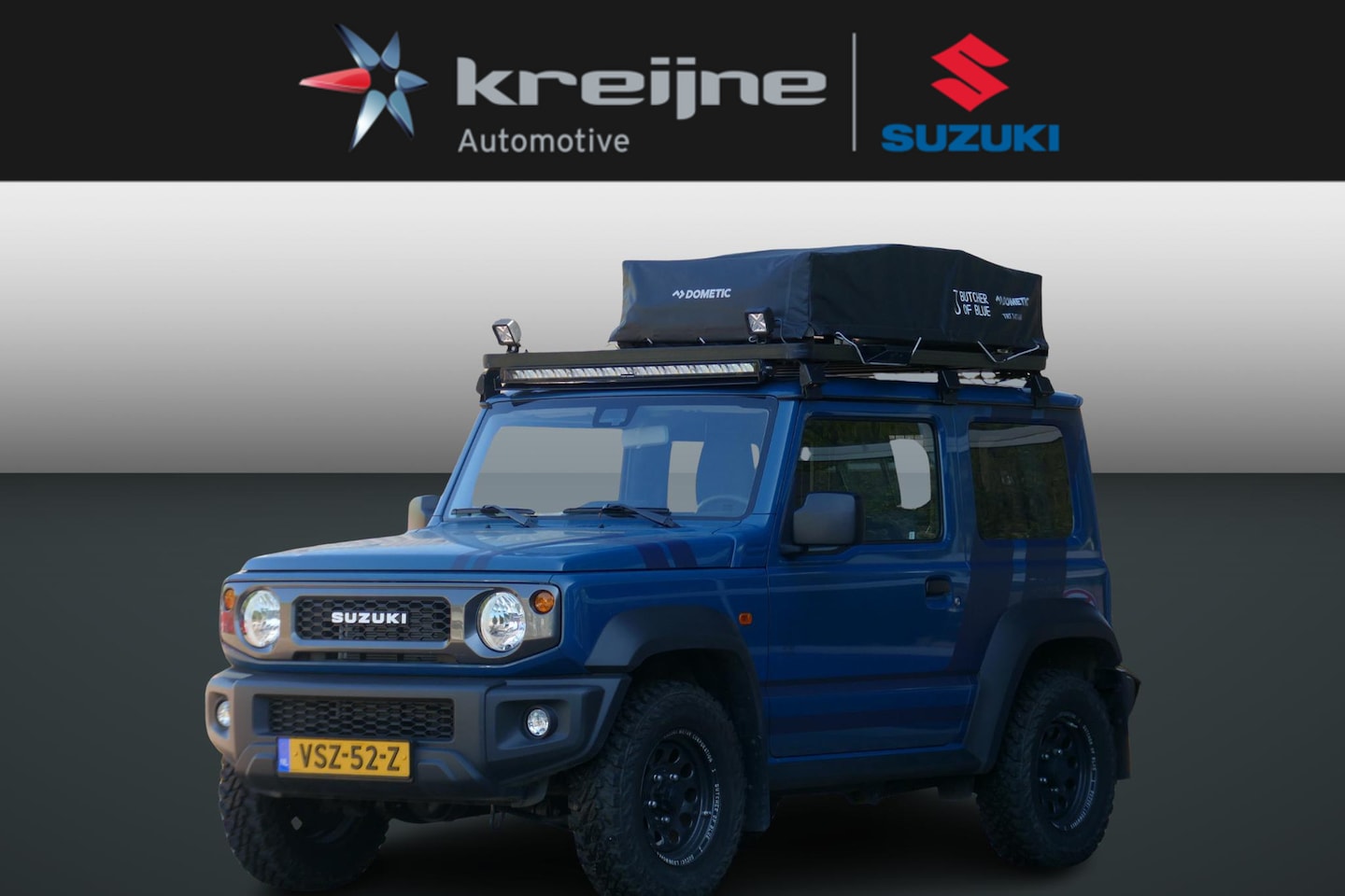 Suzuki Jimny - 1.5 Professional | DAKTENT DOMETIC TRT 140 AIR | UNIEKE UITVOERING | - AutoWereld.nl
