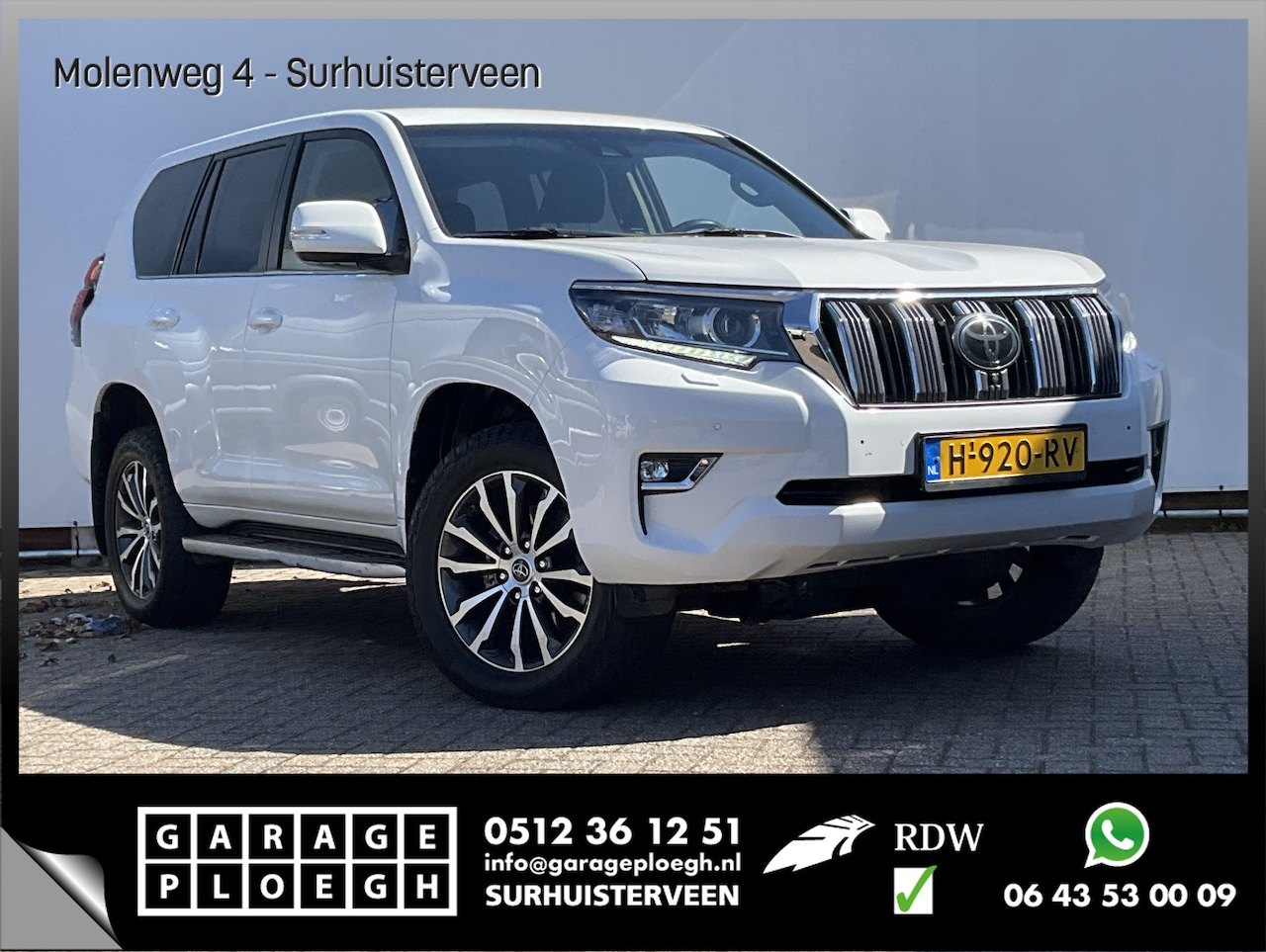 Toyota Land Cruiser - 5-Pers 2.8 D-4D Professional 5p. 360° Leer Stoelverw+koel Trekhaak (3000kg) - AutoWereld.nl