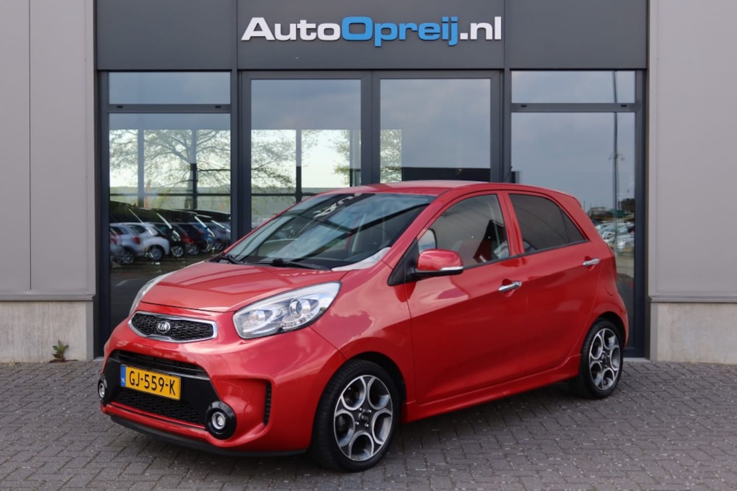 Kia Picanto - 1.2 CVVT 86pk SportLine Clima, half Leder, Stoelverwarming, PDC, LM-Velgen - AutoWereld.nl
