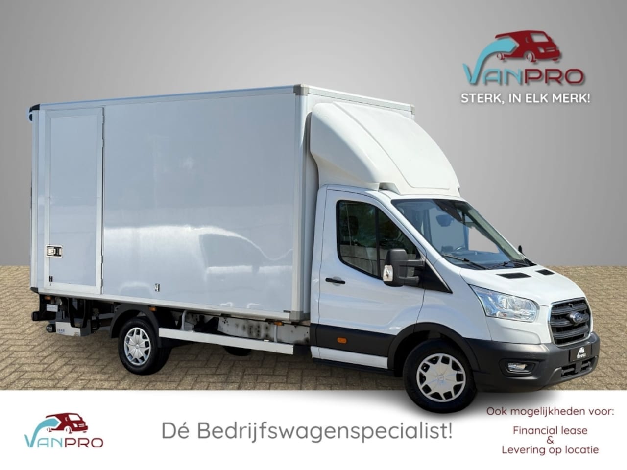 Ford Transit - Bakwagen 2.0 TDCI 129pk / Laadklep / Luchtvering / Stoelverwarming / Carplay / Airco / Cru - AutoWereld.nl