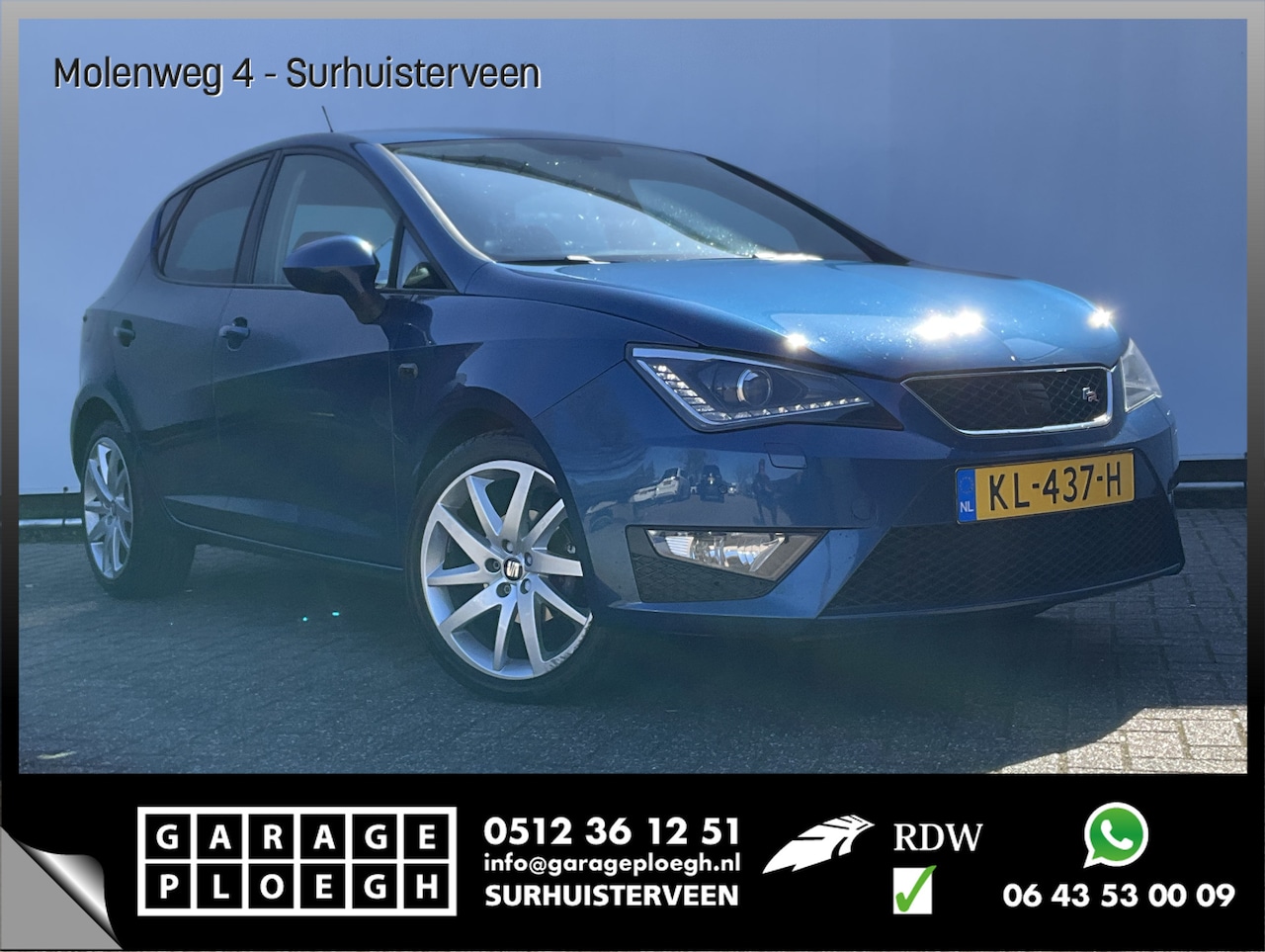 SEAT Ibiza - 1.4 TDI FR Connect Nav/Cruise Stoelverw Pdc Clima NL-Auto Onderhouden! - AutoWereld.nl