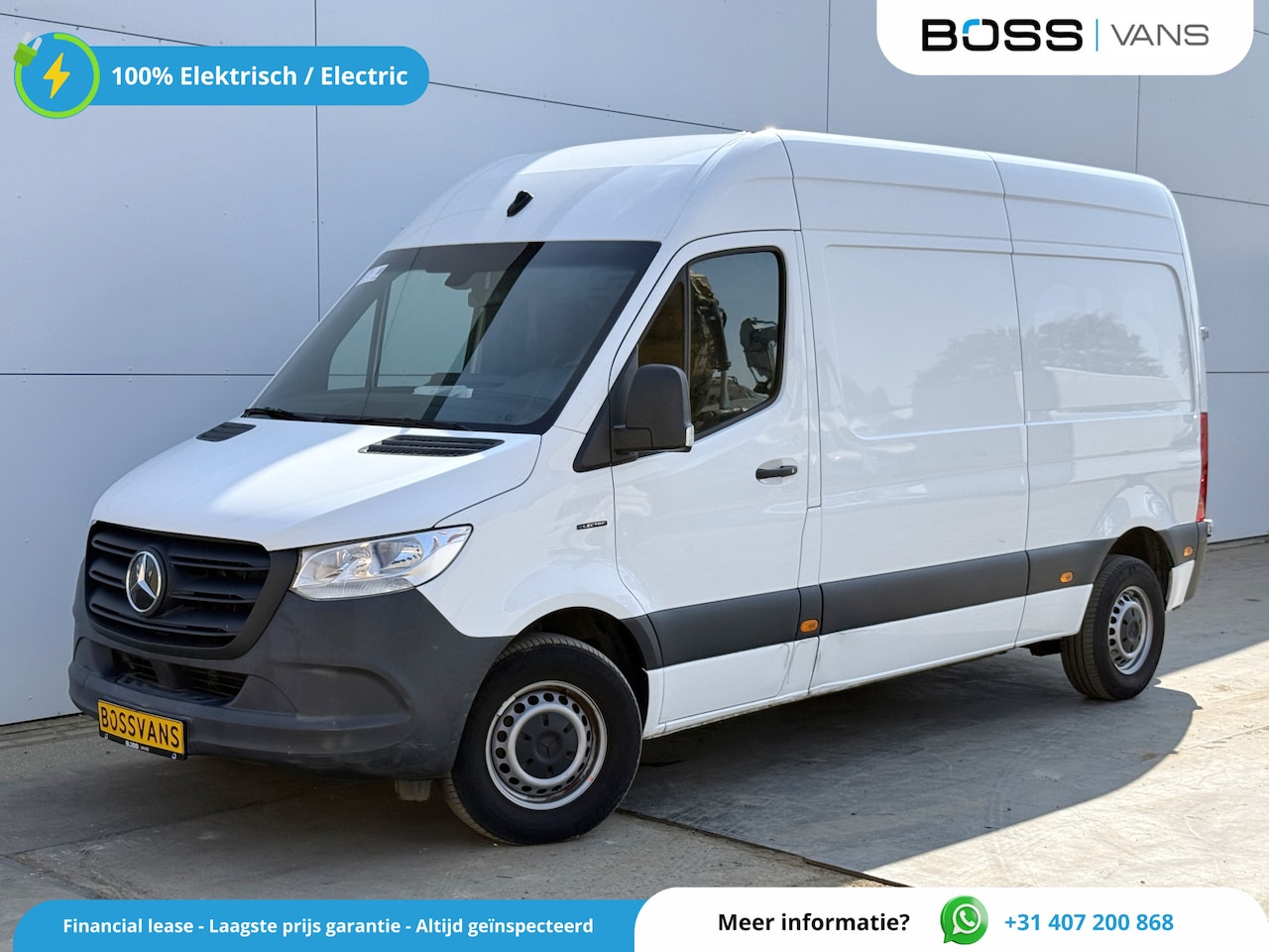 Mercedes-Benz eSprinter - 312 55kWh 168km WLTP 94% (SOH) L2H2 80kw Snelladen Climate Control Camera Stoelverwarming - AutoWereld.nl
