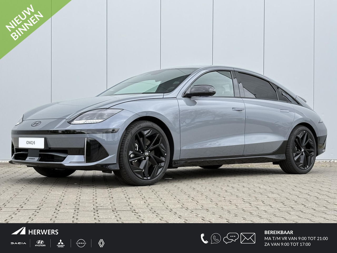 Hyundai IONIQ 6 - Business 77.4 kWh / €9000,- Voordeel / Snel Leverbaar / Transmission Blue Pearl / - AutoWereld.nl