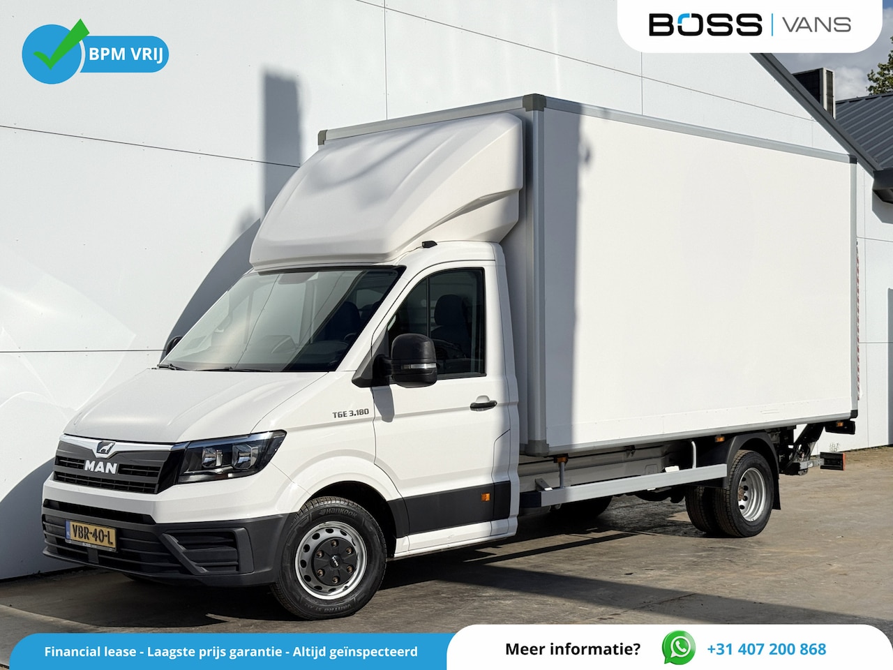 MAN TGE - 5.180 2.0 TDI Automaat Laadklep Dubbellucht Airco Cruise Control Carplay Navigatie Camera - AutoWereld.nl