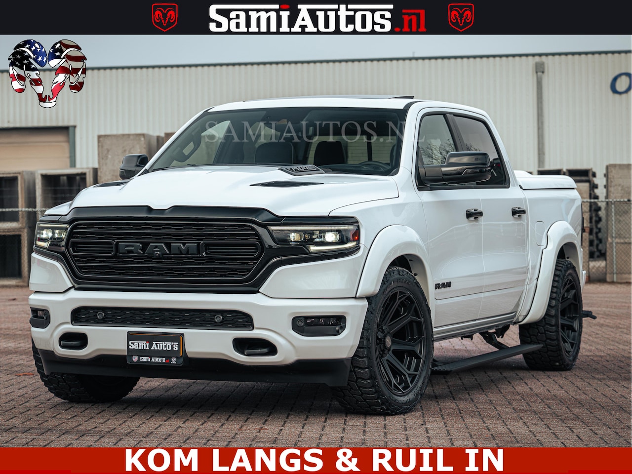 Dodge Ram 1500 - Limited Night | 5.7 V8 Hemi Full Option | LPG | Comfortabele Dubbele Cabine met Royale 5 Z - AutoWereld.nl