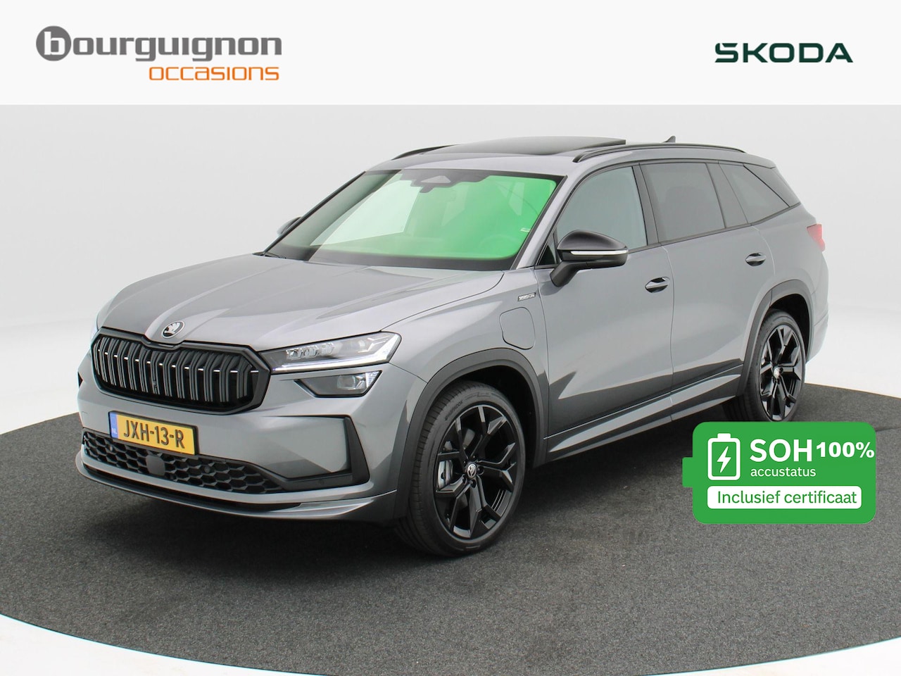 Skoda Kodiaq - 1.5 TSi 204 Pk Automaat PHEV Sportline Business | Panoramadak | Trekhaak | Full LED | 20 I - AutoWereld.nl