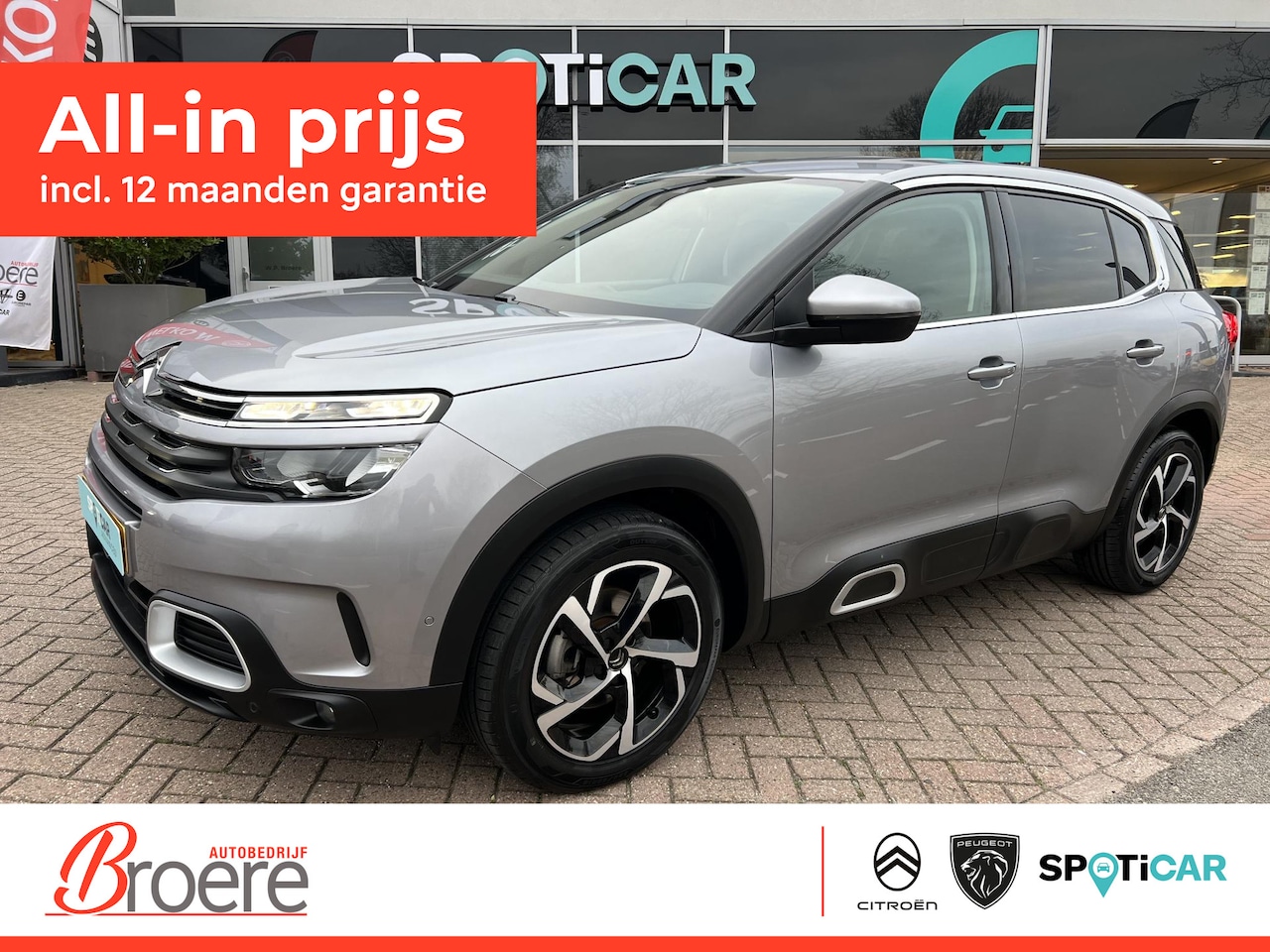 Citroën C5 Aircross - 1.2 Turbo 130 pk Feel M6 Keyless, Dodehoekdetectie - AutoWereld.nl