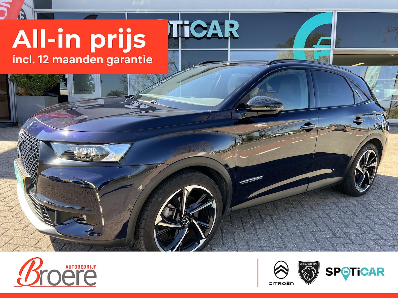 DS 7 Crossback - 1.6 E-TENSE 300pk Aut 4x4 Louvre Night vision - AutoWereld.nl