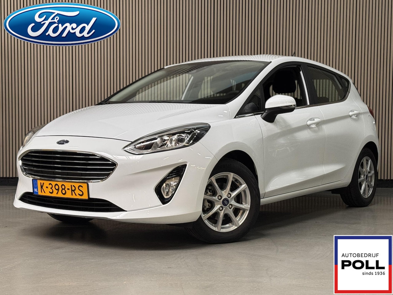 Ford Fiesta - 125pk EcoBoost Hybrid Titanium Climat Cruise Parkeersensoren 12.000km Dealeronderhouden - AutoWereld.nl