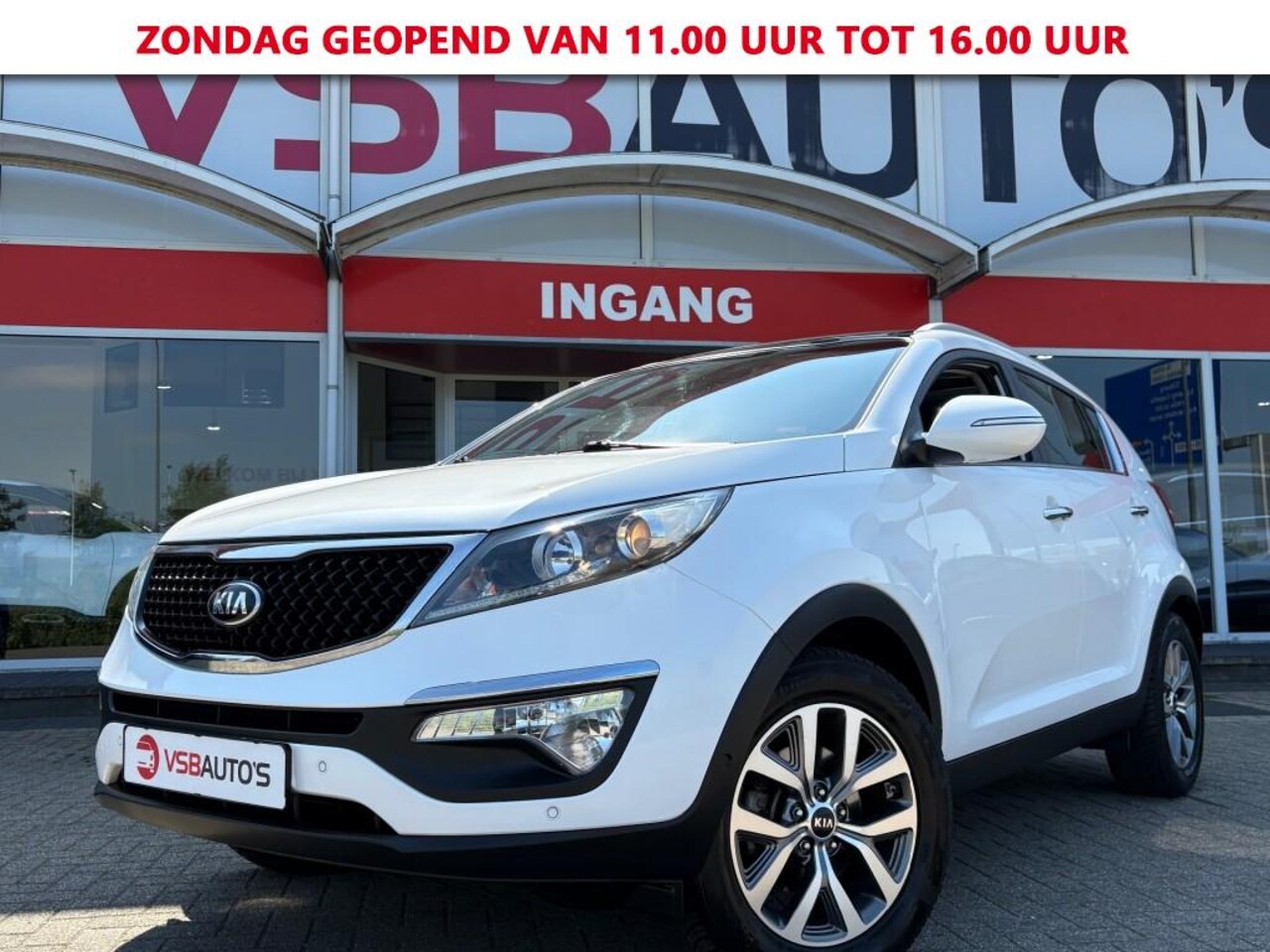 Kia Sportage - 1.6 GDI 135PK LED LEER PANO-DAK NAVI CAMERA WINTER-PAKKET AIRCO LMV PDC ESP - AutoWereld.nl