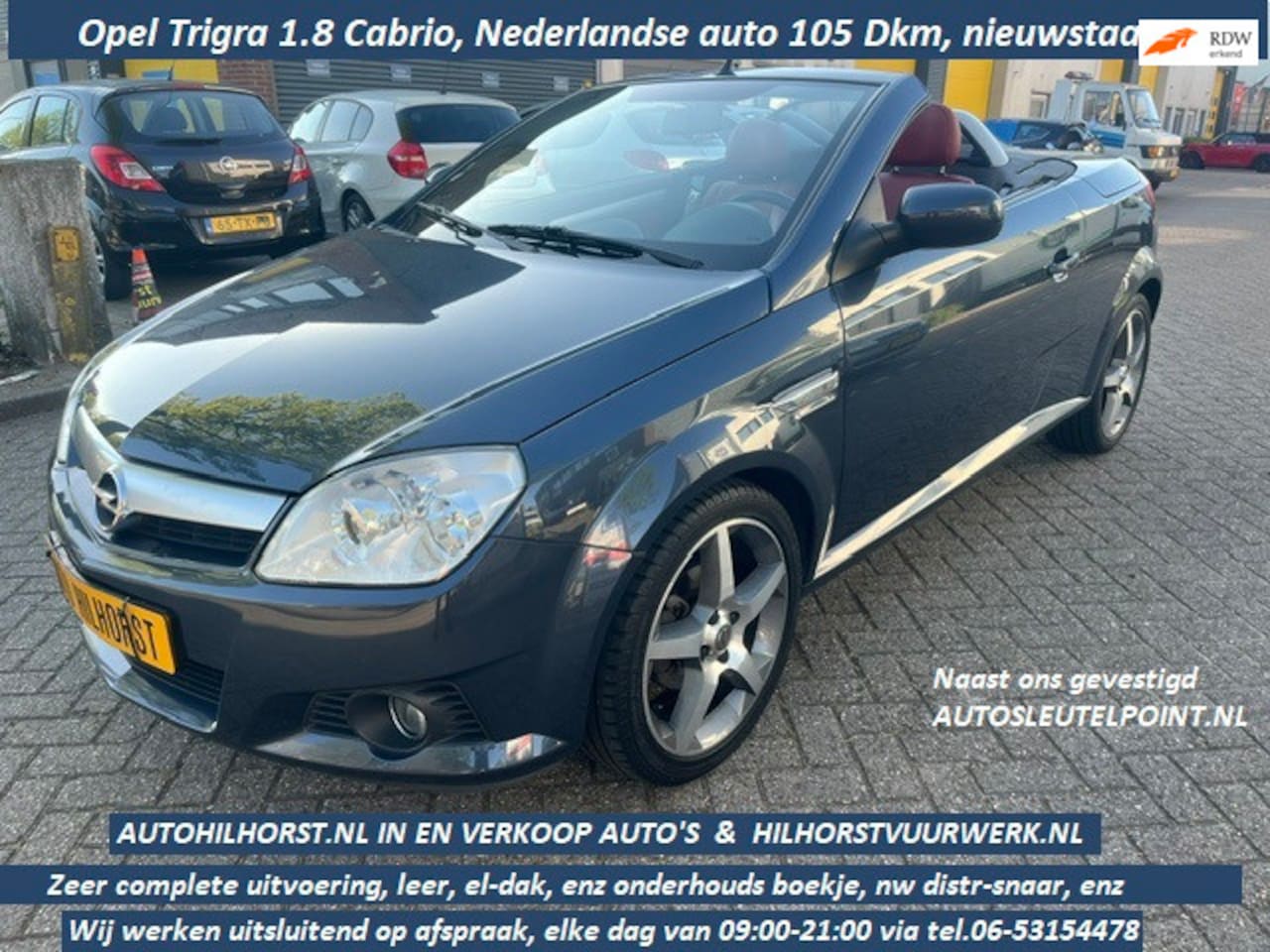 Opel Tigra TwinTop - 1.8-16V Linea Rosso 1.8-16V Linea Rosso , 2e eigenaar, Nederlandse auto, boekjes-nap-pas, zeldzaam mooie - AutoWereld.nl
