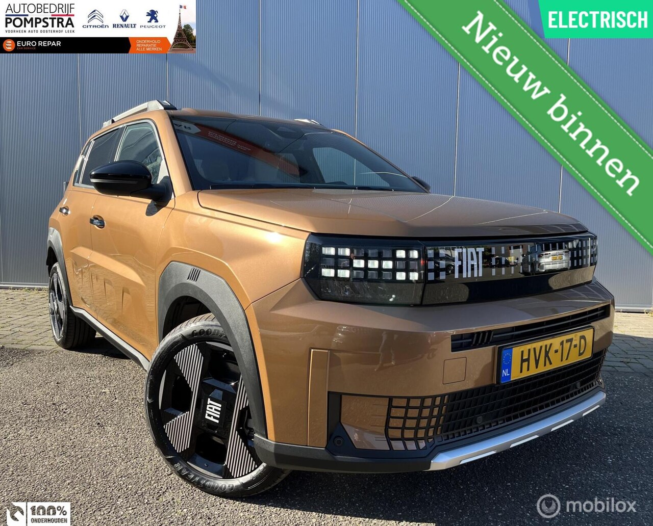 Fiat Grande Panda - La Prima 11 kW 44 kWh NAV/CLIMA/CAMERA/PDC - AutoWereld.nl