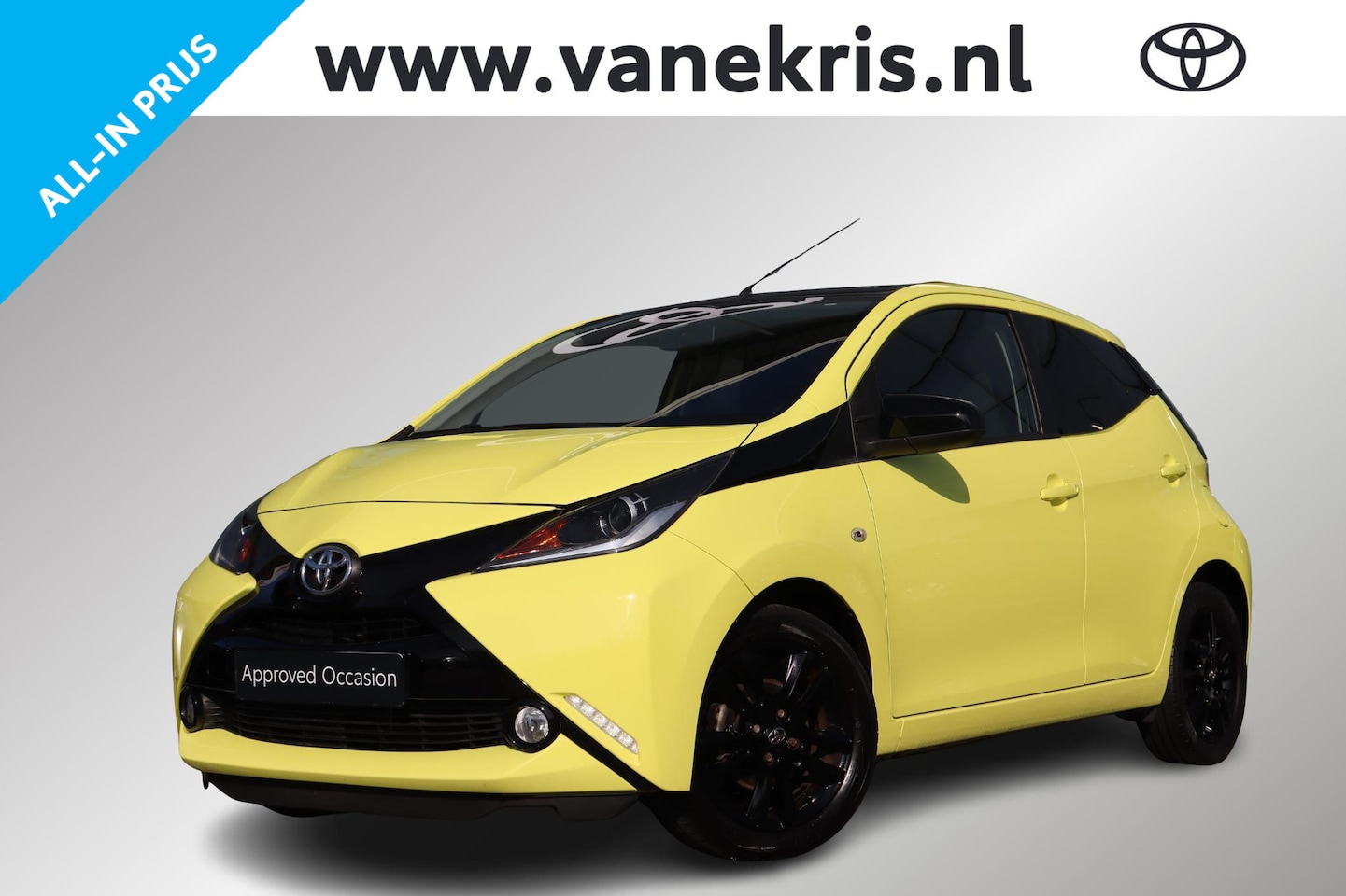 Toyota Aygo - 1.0 VVT-i x-cite 1.0 VVT-i x-cite, Bluetooth, Airco, Parkeercamera, Privacy Glas. - AutoWereld.nl