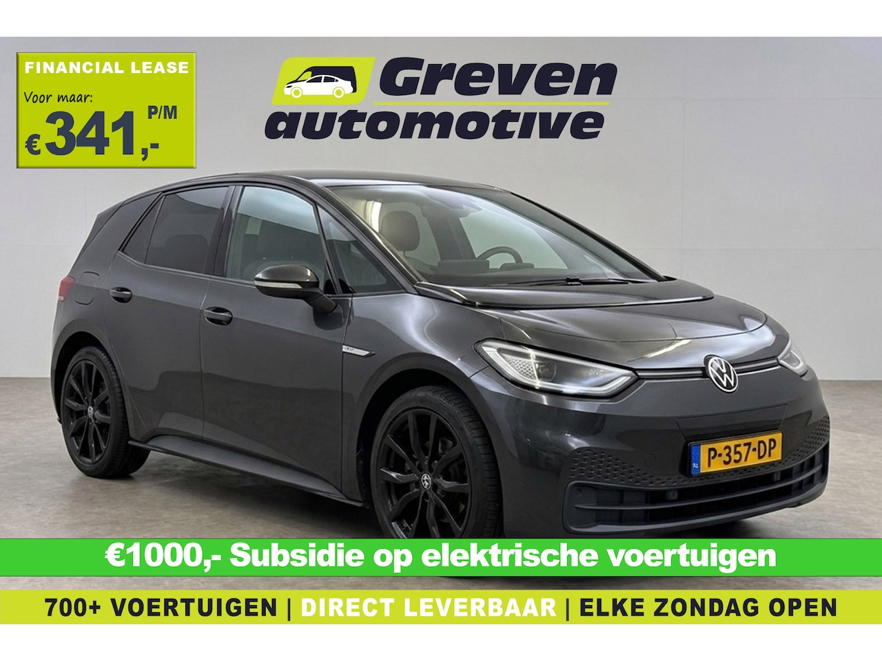 Volkswagen ID.3 - 58KWH First Black Edition | VERWACHT!! | Cruise | Clima | Trekhaak | Parkeersens. - AutoWereld.nl