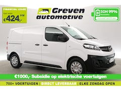Opel Vivaro-e - 75 kWh L2H1 | Snelladen | SOH 99% | Airco | Cruise | Carplay | 3 Zits | Parkeersens