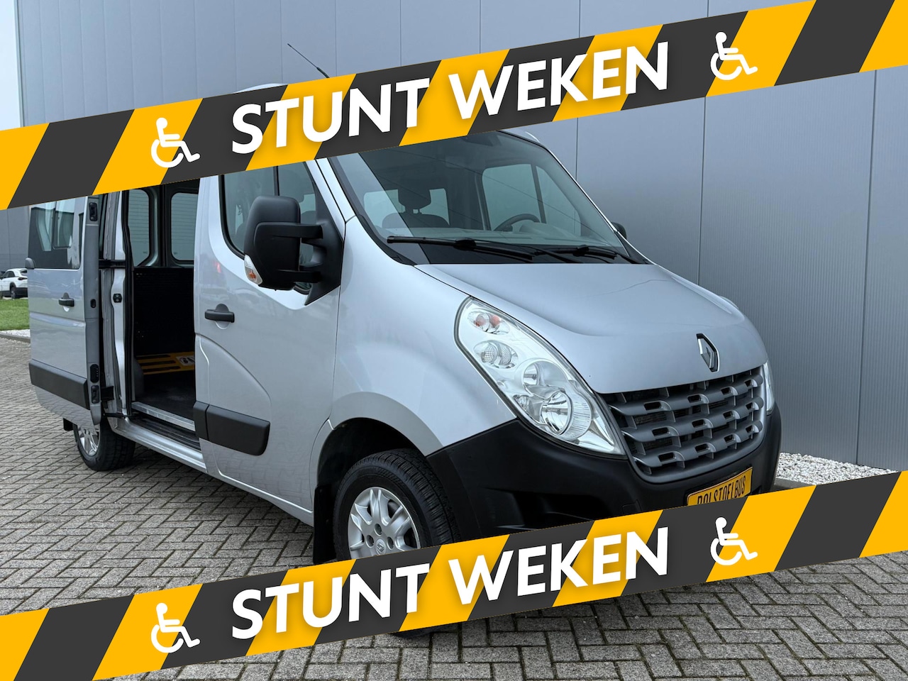 Renault Master - 2.3 Rolstoelbus AIRCO Handgas Zelfrijder of meerijder - AutoWereld.nl