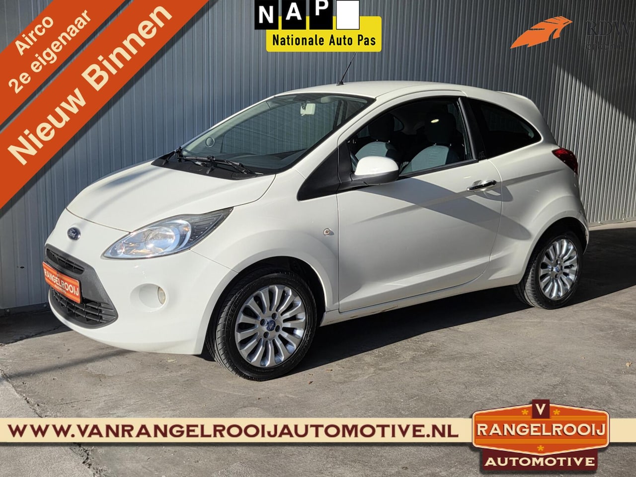 Ford Ka - 1.2 Titanium X start/stop 1.2 Titanium X start/stop, airco, cv, 15" lmv, el. pakket - AutoWereld.nl