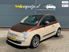 Fiat 500 - 1.2 Lounge *uniek tweekleurig *pano *airco *16”