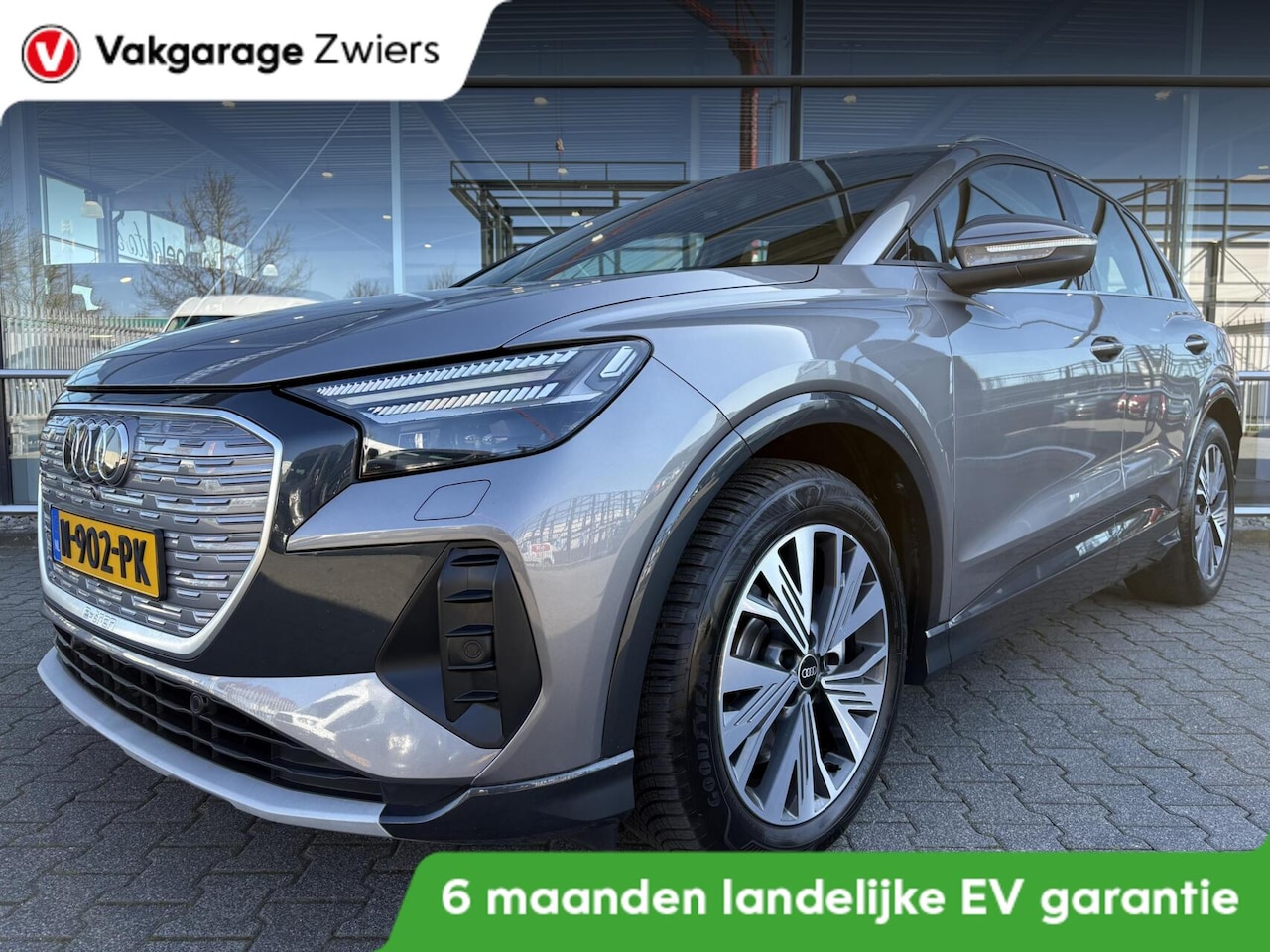 Audi Q4 e-tron - 40 Launch edition Advanced Plus 77 kWh SOH 91.2% Panoramadak 3Fase (11KW) - AutoWereld.nl