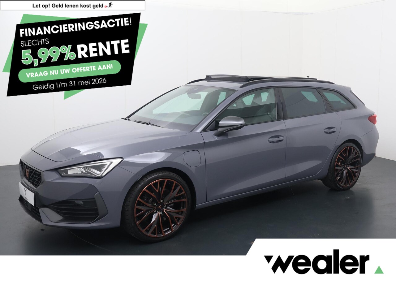 CUPRA Leon Sportstourer - 1.4 e-Hybrid VZ Performance | 245 PK | SoH 91% | Panoramadak | Dodehoek detectie | Virtual - AutoWereld.nl