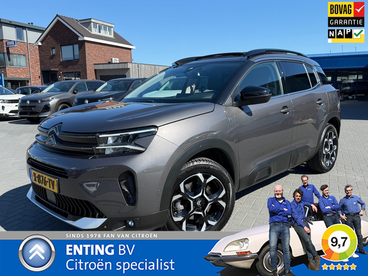 Citroën C5 Aircross - 1.6 Plug-in Hybrid 225PK MAX SCHUIFDAK MASSAGE SEATS ALS NIEUW - AutoWereld.nl