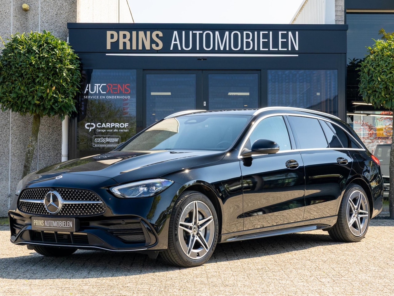 Mercedes-Benz C-klasse Estate - 300 e AMG Line|Adapt.Cr.|Sfeer|Trekhaak - AutoWereld.nl