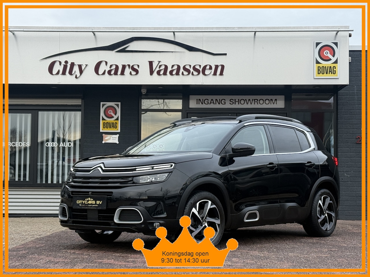 Citroën C5 Aircross - 1.2 PureTech Feel 131 pk panoramadak apple carplay led rondomd camera climate ctr cruise c - AutoWereld.nl