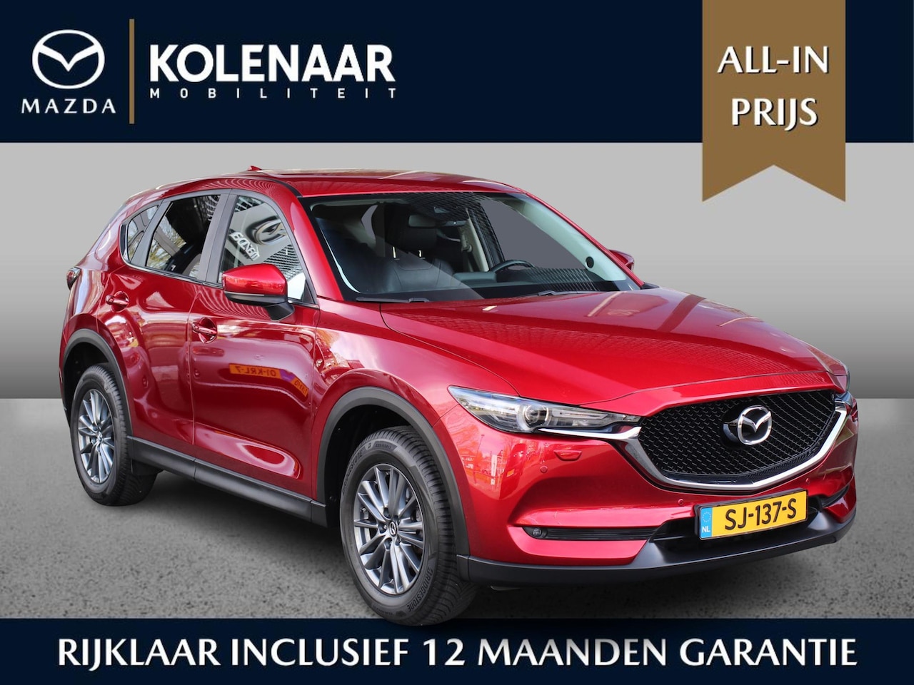 Mazda CX-5 - Skylease GT 2.0 automaat Sky-G 165pk /Dealeronderhouden/Afn. Trekhaak/Navi/Keyless/Airco/L - AutoWereld.nl