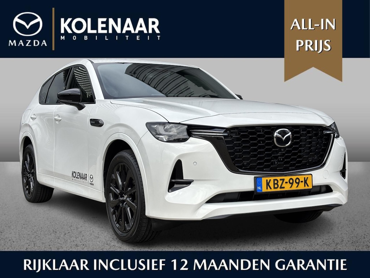 Mazda CX-60 - 2.5 e-SkyActiv PHEV Homura Business Edition /360CAM/Black Pack/Demonstratieauto/Snel rijde - AutoWereld.nl