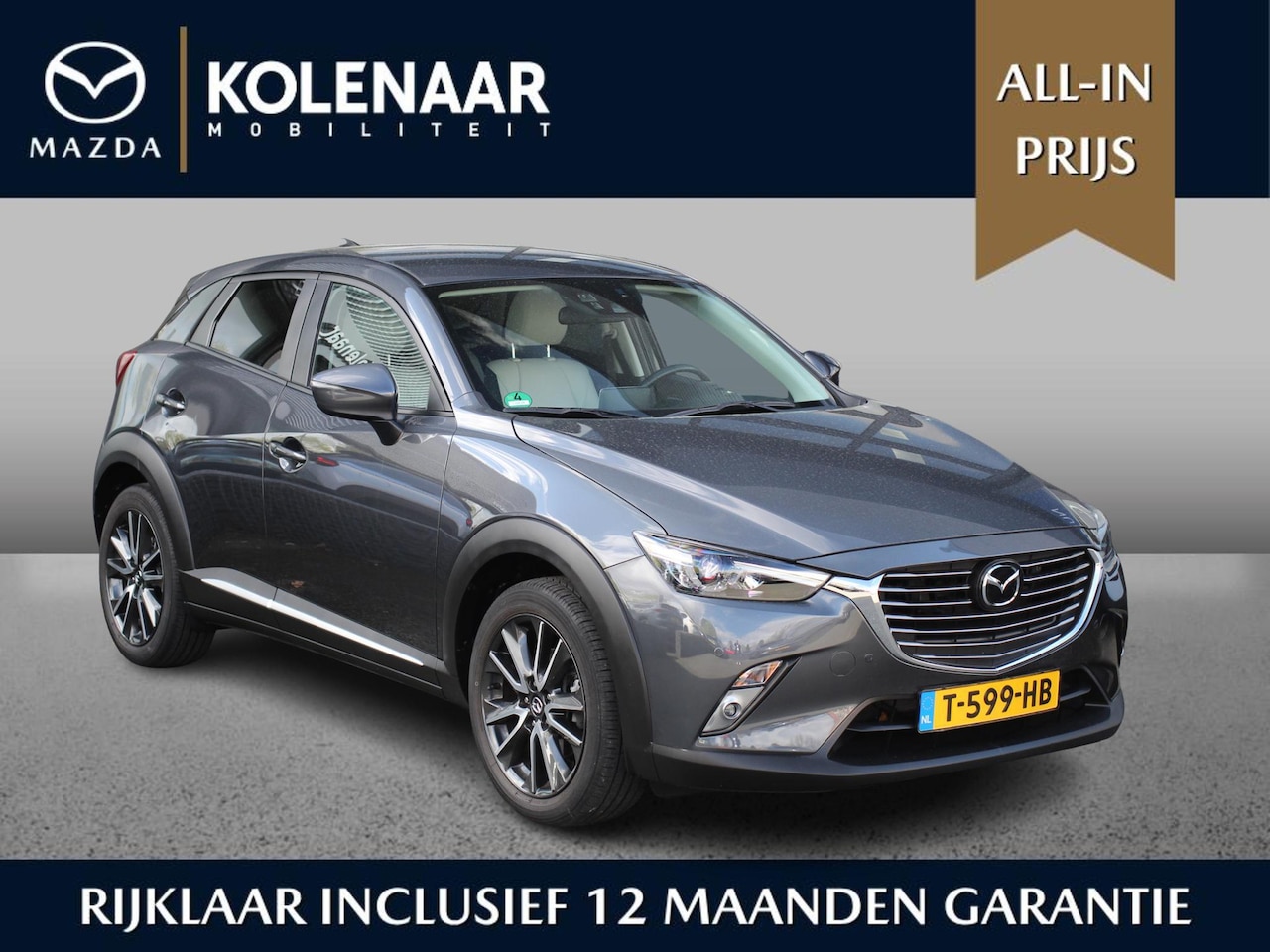 Mazda CX-3 - GT-M 2.0 automaat Sky-G 150pk AWD /Dealeronderhouden/Trekhaak/Navi/HUD/Keyless/Adaptive Cr - AutoWereld.nl