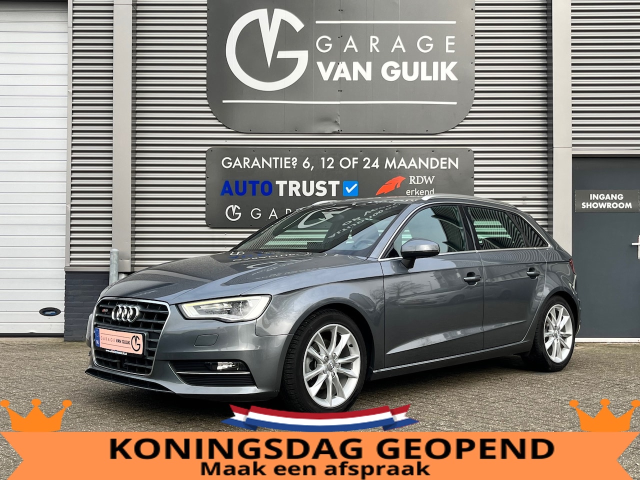 Audi A3 Sportback - 1.4 TFSI Ambition Pro Line S 122PK Automaat,Trekhaak,Navi,Clima,AdaptiveCruise,Isofix,Blue - AutoWereld.nl