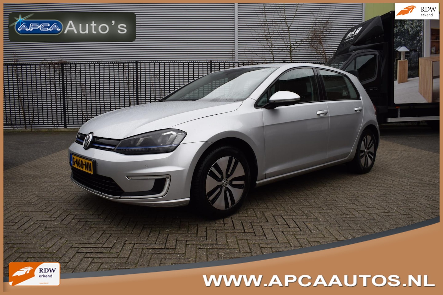 Volkswagen e-Golf - 12 mnd GARANTIE StoelVW Carplay Navi Clima CruieC Trekhaak E-Golf - AutoWereld.nl