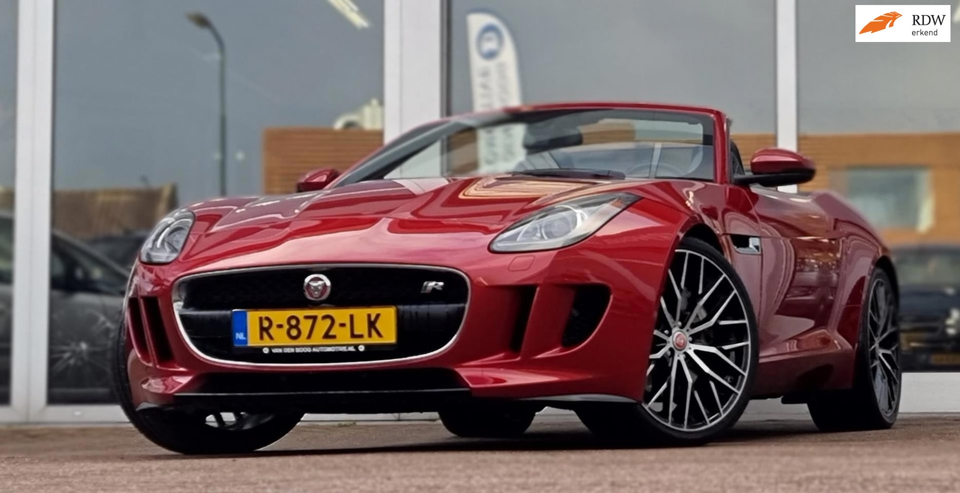 Jaguar F-type - 3.0 V6 Convertible Full options 21" LM Velgen Performance Remmen - AutoWereld.nl