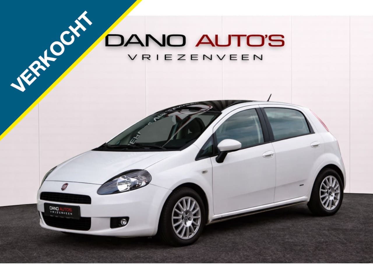 Fiat Grande Punto - 1.4 16V Edition Cool Leer/Pano/Airco/PDC - AutoWereld.nl