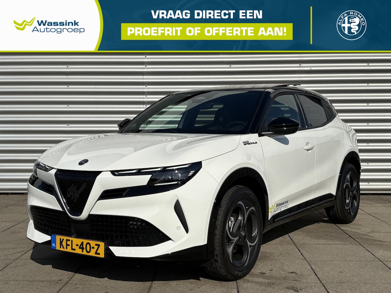 Alfa Romeo Junior - 1.2 Turbo Hybrid Ibrida Sport Speciale | Schuif kanteldak | Alcantara interieur | Pack Tec - AutoWereld.nl