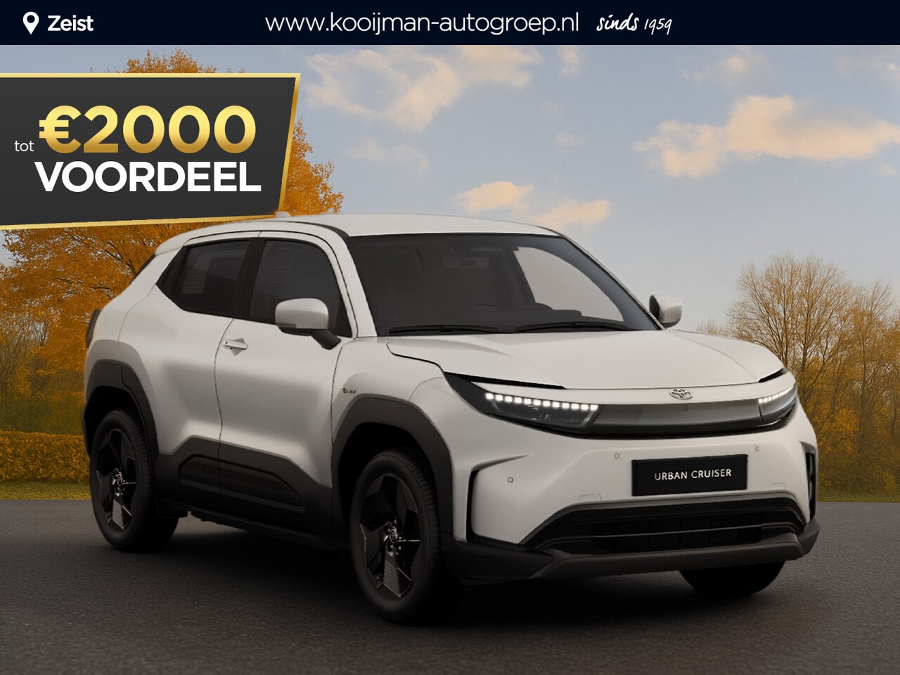 Toyota Urban Cruiser - Active 49 kWh Private lease vanaf € 449,- Private lease vanaf € 449,- ! Op basis van 72 ma - AutoWereld.nl