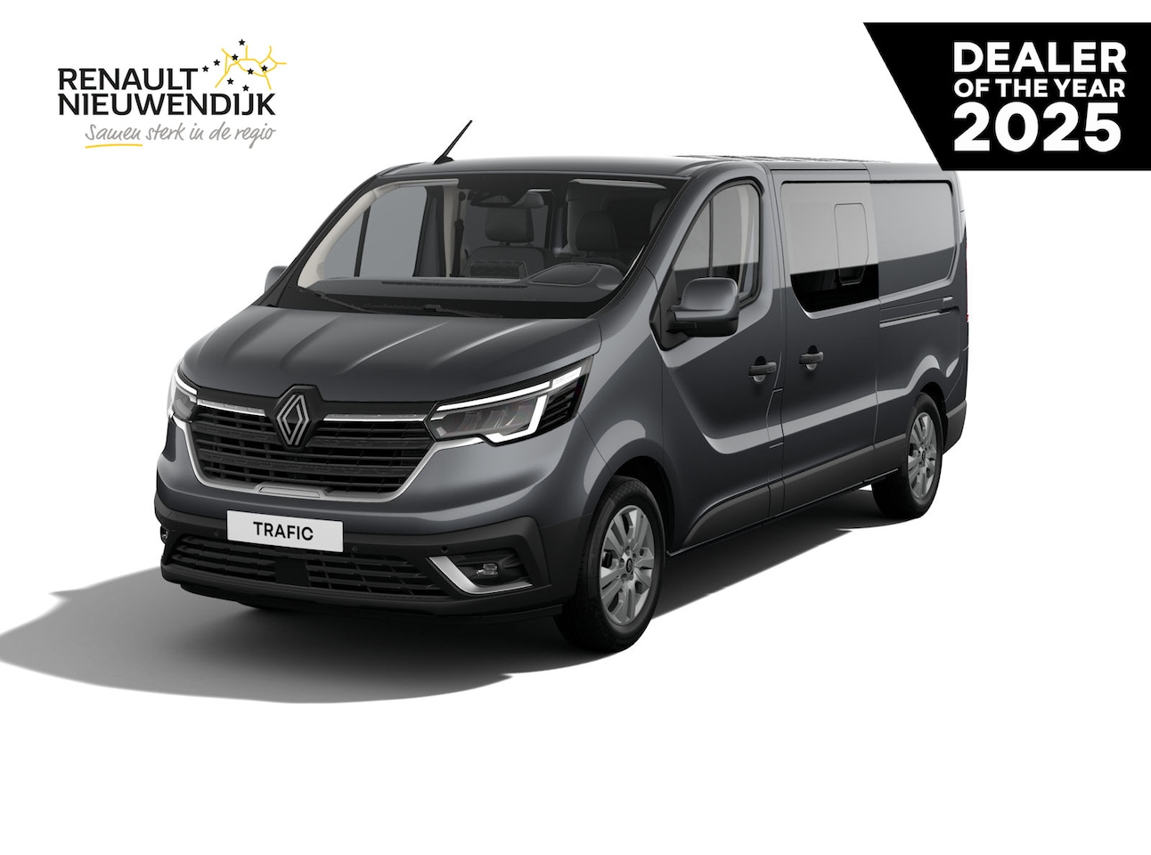 Renault Trafic - Comfort - Dubbele Cabine | Airconditioning | C-Shape LED dagrijverlichting | Cruise contro - AutoWereld.nl