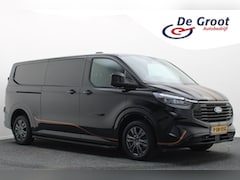 Ford Transit Custom - 300 2.0 TDCI Automaat L2H1 3-Zits, LED, Keyless, ACC, Trekhaak, Side-Bars, PDC, 17"