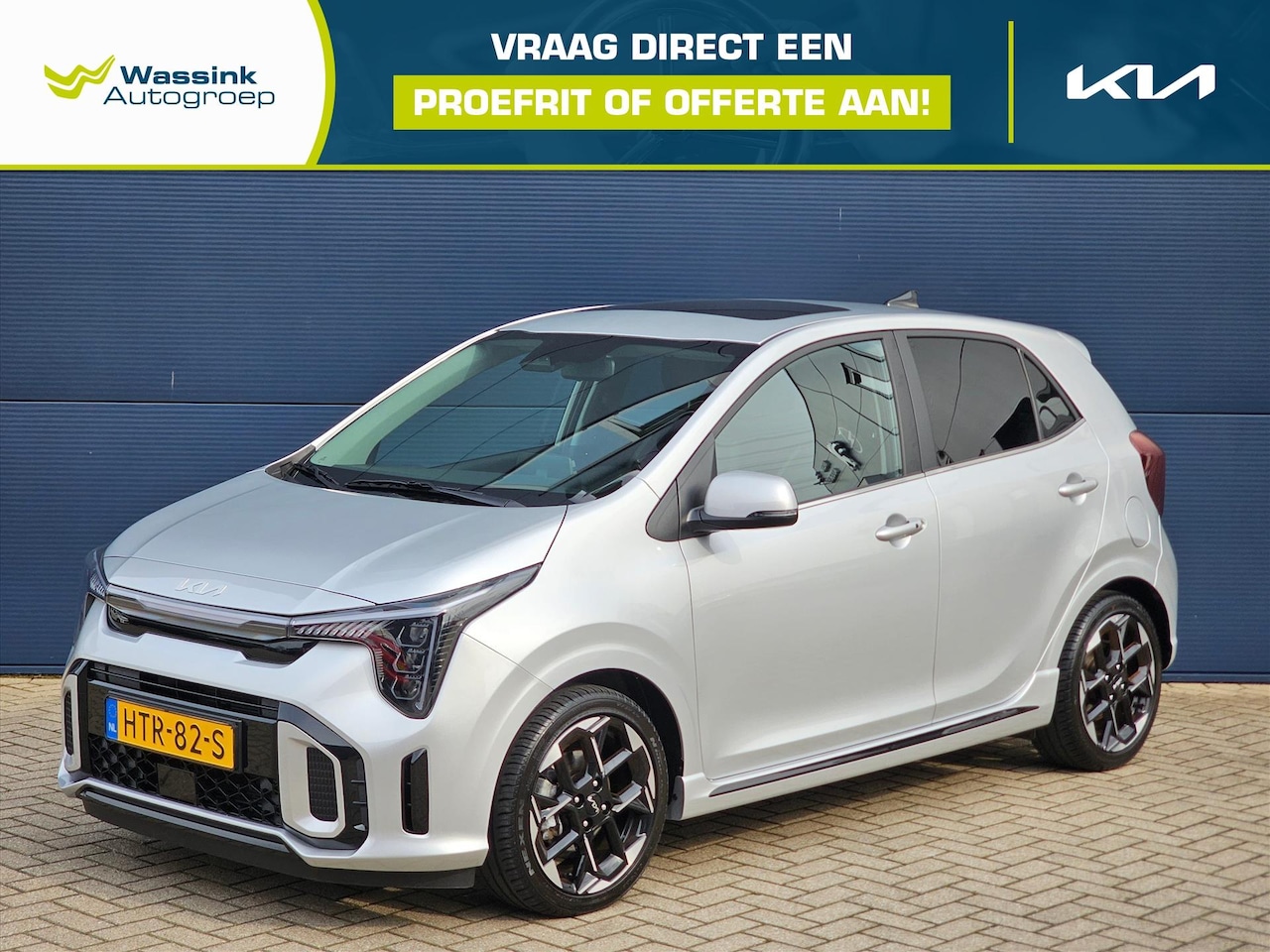 Kia Picanto - 1.0 DPi 63pk 4-zits GT-Line | Stoel-/Stuurverwarming | Climate Control | Camera | Schuif-/ - AutoWereld.nl