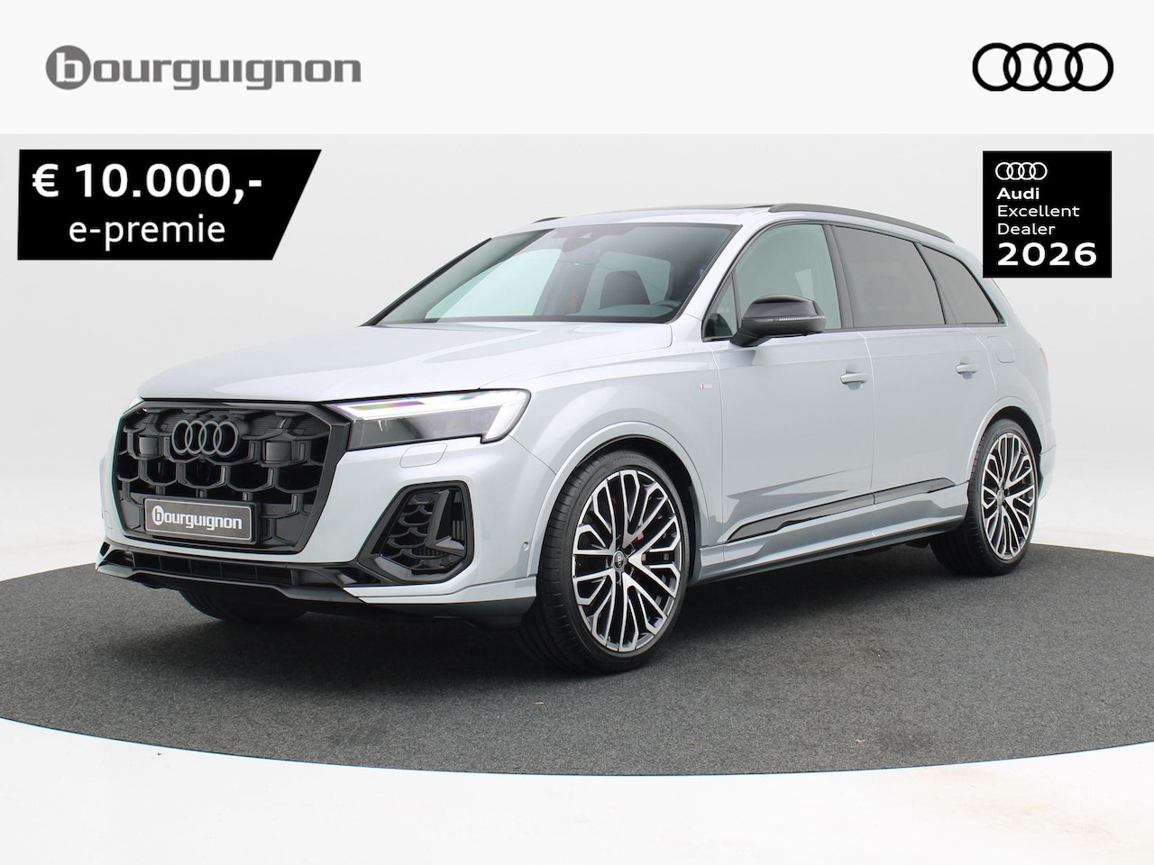 Audi Q7 - Pro Line S 55 TFSI e | 394 PK | Valcona Leder | Matrix Led | Panoramadak | B&O 3D | Vierw - AutoWereld.nl