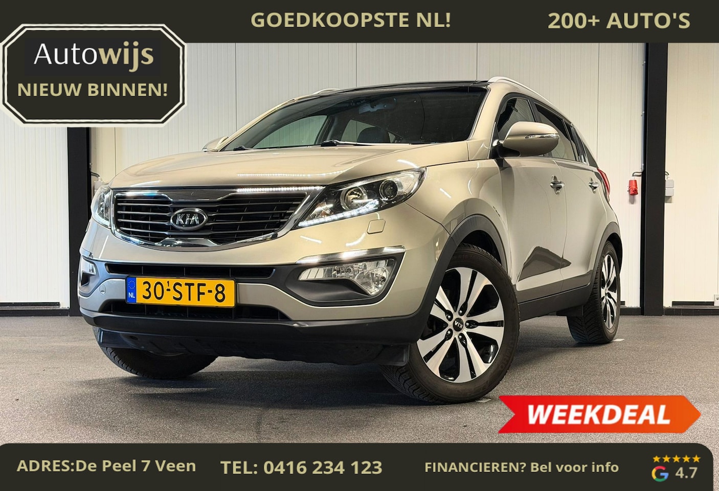 Kia Sportage - 2.0 X-clusive 4wd|NL AUTO|AUT|PANO|LEDER|TREKHAAK|CAMERA - AutoWereld.nl