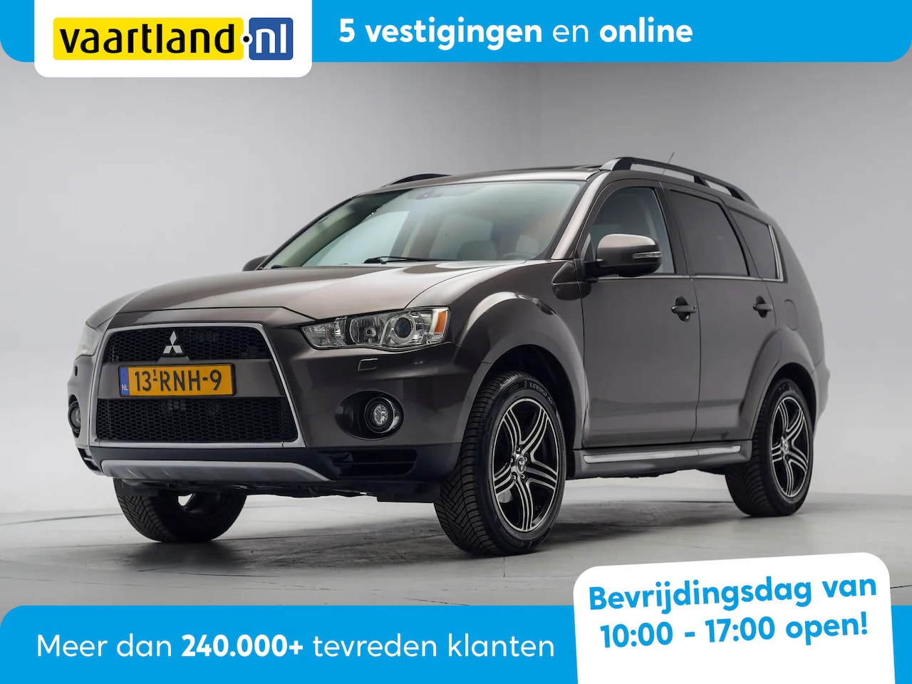 Mitsubishi Outlander - 2.4 Instyle Aut. 7 pers. [ Leder Schuifdak Xenon Navigatie ] - AutoWereld.nl