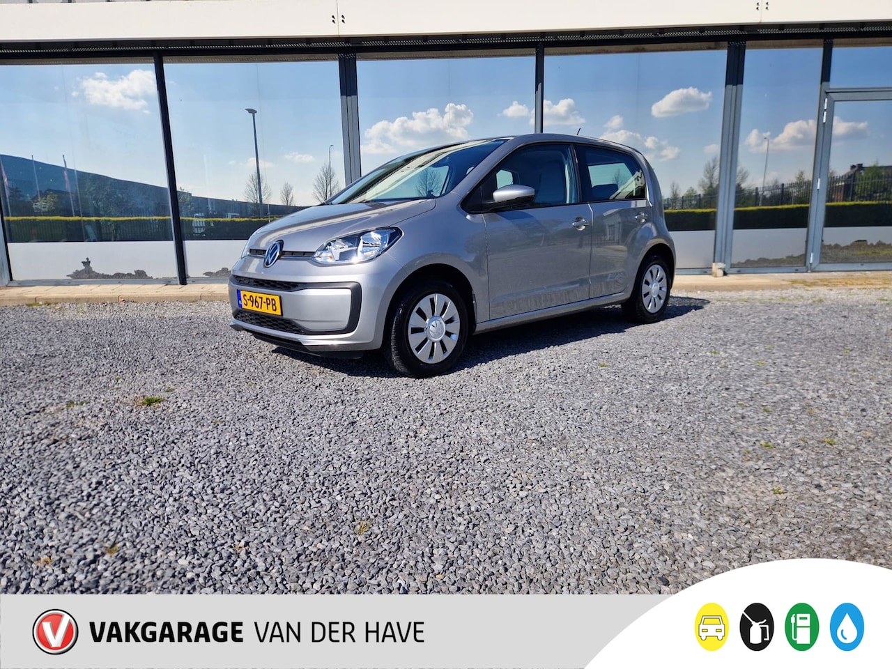 Volkswagen Up! - 1.0 | Lane Assist | Airco | Bluetooth | DAB | Elektr. ramen - AutoWereld.nl