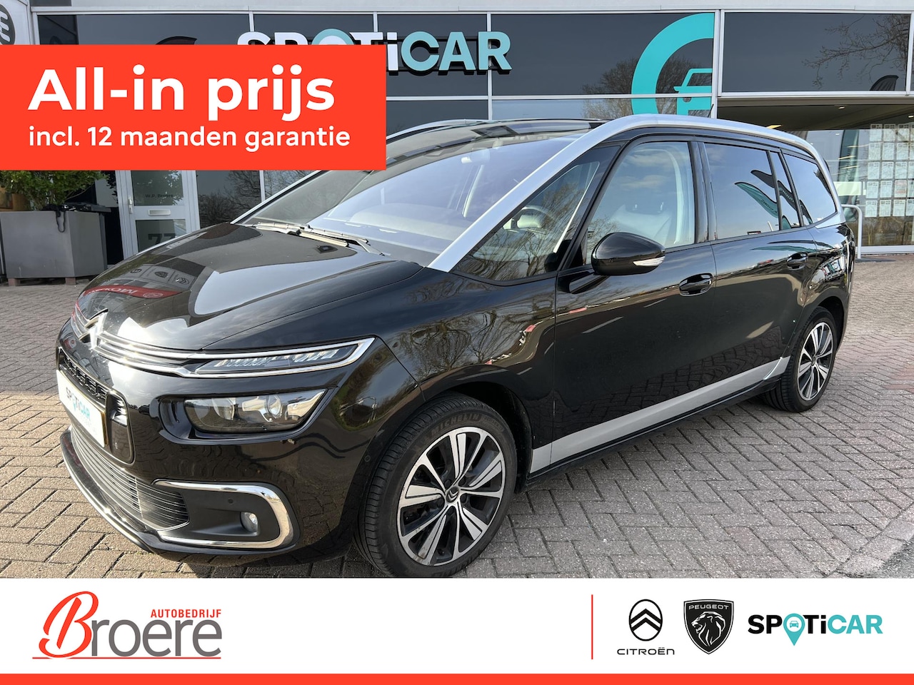 Citroën Grand C4 Picasso - 1.6 Turbo 165 pk Shine EAT-6 Automaat 7-zits Elektrische achterklep - AutoWereld.nl